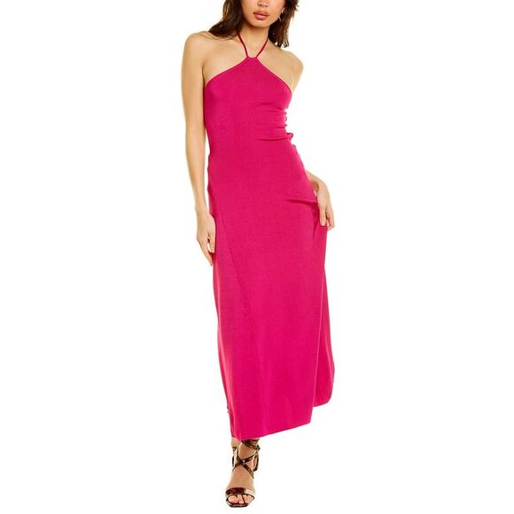Cult Gaia Womens  Grace Midi Dress, Pink - Picture 1 of 3